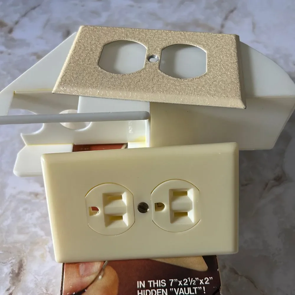 Hidden Wall Safe Outlet Diversion Safe Hidden Compartment Jewelry Stash Box Y2K